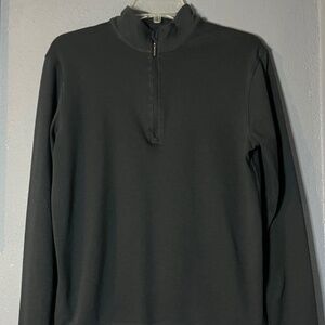 tasc performance 1/4 Zip Pullover Mens Small Pimaluxe Stretch Navy Blue Bamboo